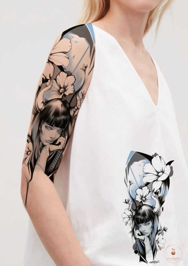 Flash tattoo disponible - modèles fine line La Cerise Tattoo à Gland 