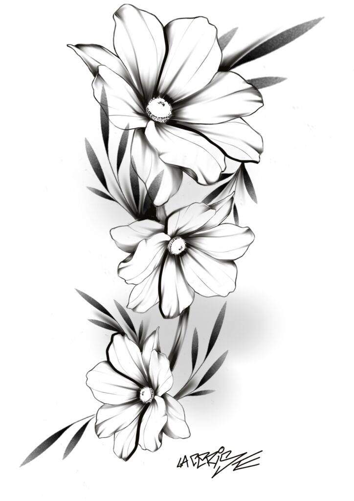 Flash tattoo disponible - modèles fine line La Cerise Tattoo à Gland 