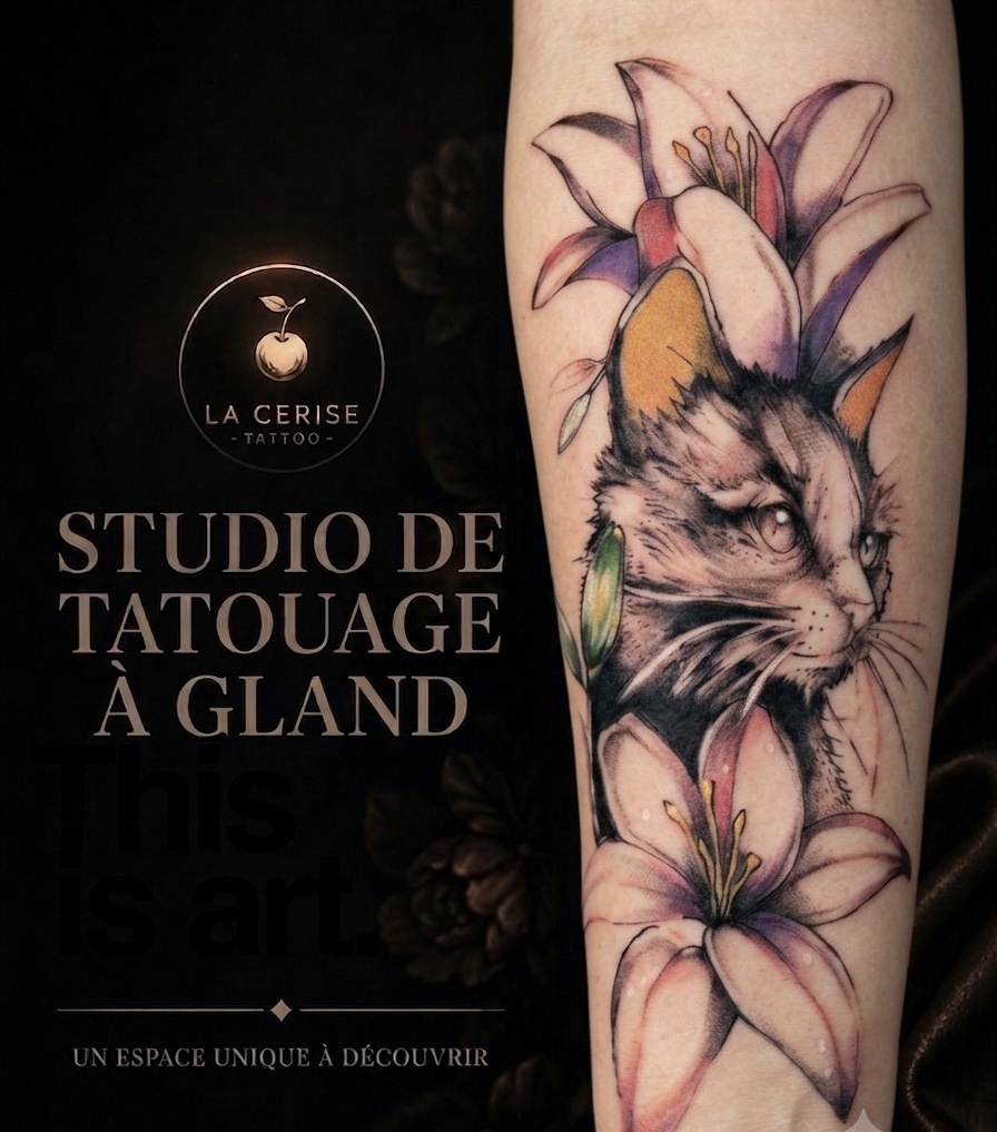 La Cerise Tattoo fine line- Gland- Genève- Lausanne- Montreux- Etoy- Aubonne