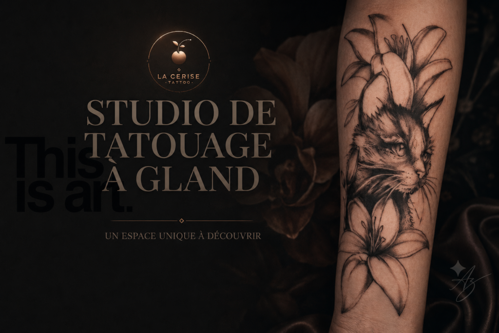 La Cerise Tattoo à Gland- studio de tatouage fine line- Artiste tatoueur-