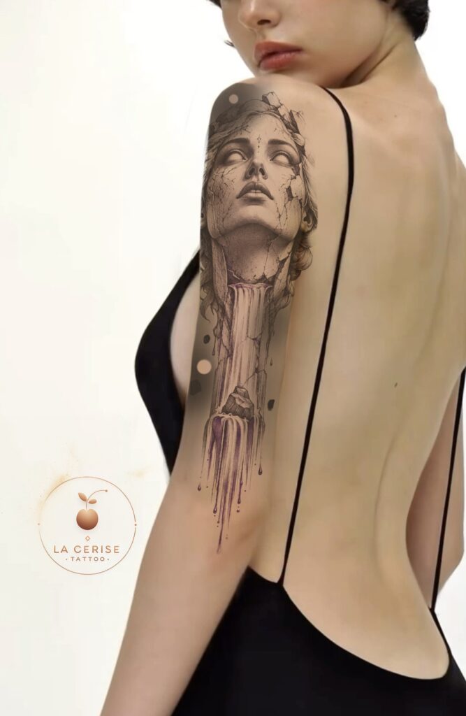 La Cerise Tattoo flash disponible- studio de tatouage à Gland. 